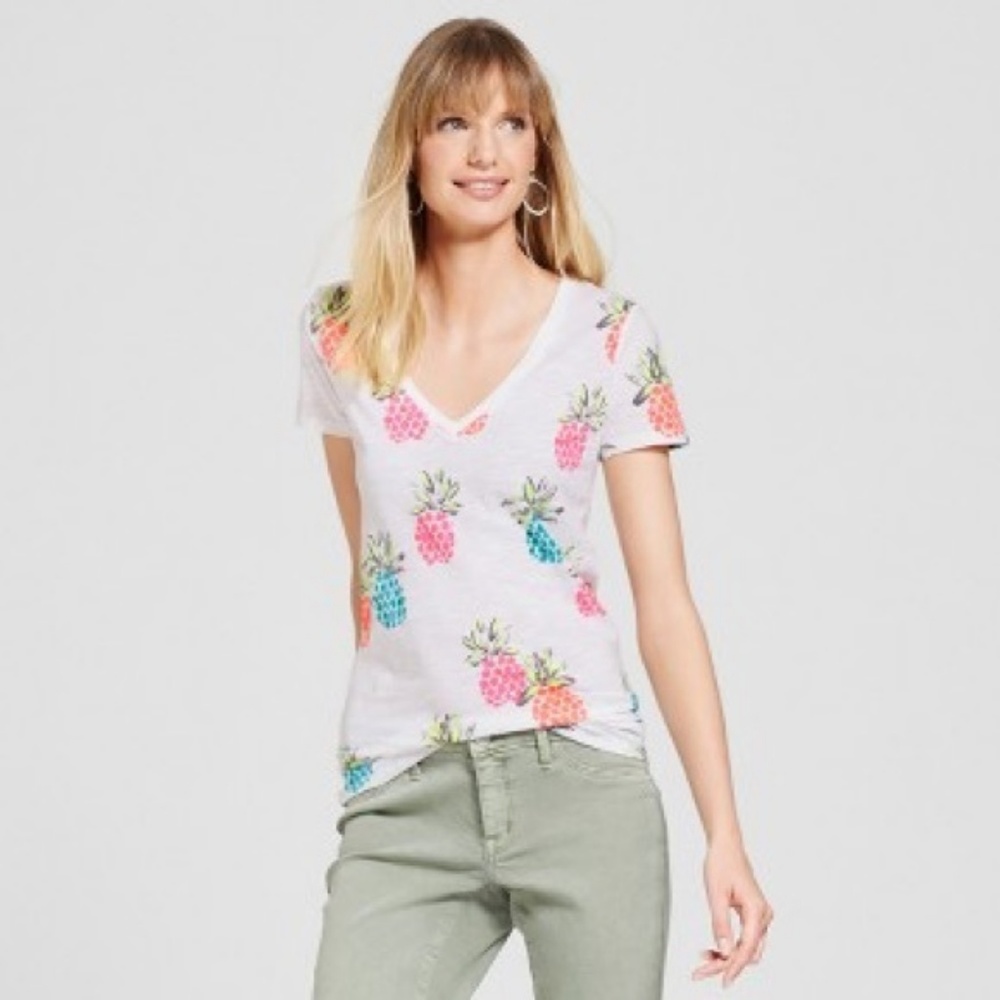 Merona Pineapple Tee - Picture 1 of 5
